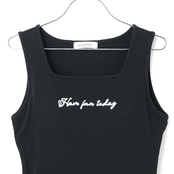 LOVETOXIC 20％OFFセール ラブトキシック カップ付き短丈タンクトップ