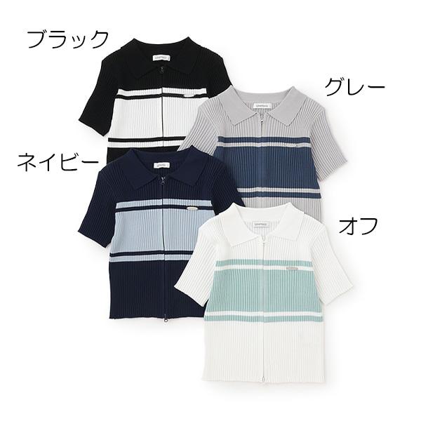 LOVETOXIC 20％OFFセール ラブトキシック 半袖ZIPニット LTXC 女の子