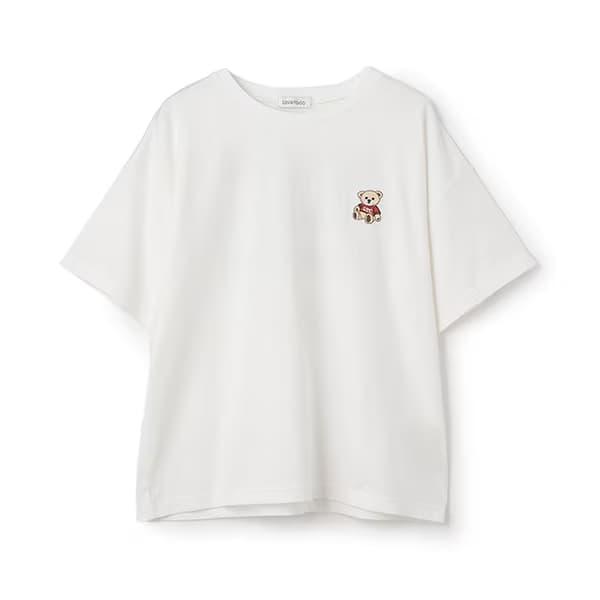 LOVETOXIC 爆買 半袖Tシャツ ベアー刺しゅう ラブトキシック クマ 刺繍