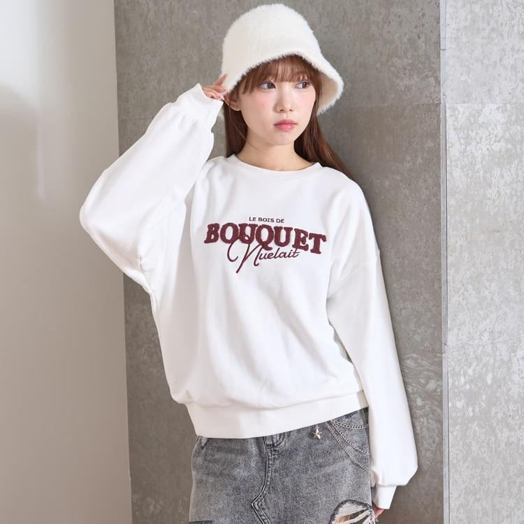 そうくん☆新品 ラブトキシック☆フレンチロゴ裏起毛スウェット 160 WEB・一部店舗限定】フレンチロゴ裏起毛スウェット(S(140) オフ