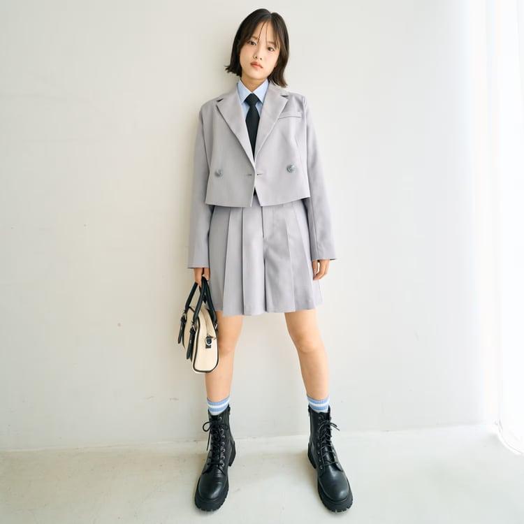 LOVETOXIC プリーツキュロット ラブトキシック 卒服 女の子 無地