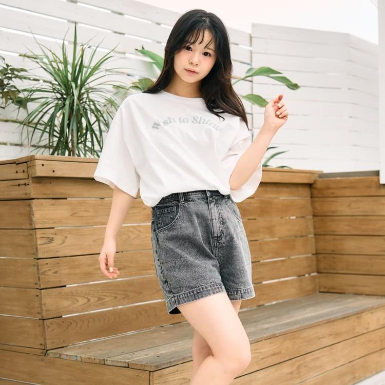 LOVETOXIC ラブトキシック ショートパンツ エンボスロゴ 140-160cm