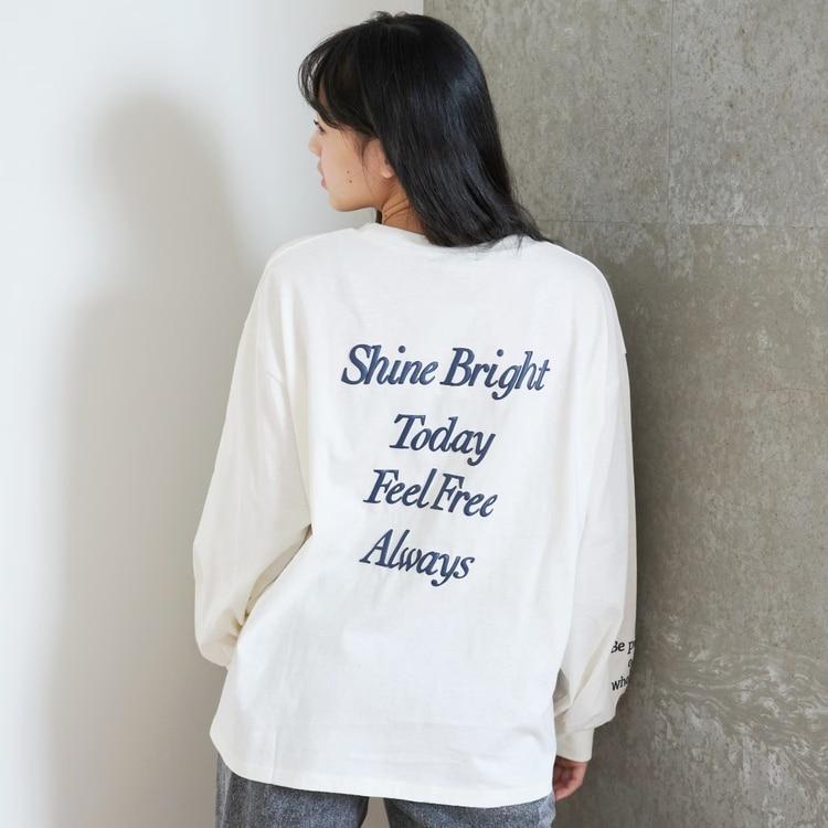 LOVETOXIC 長袖Tシャツ バックロゴ 綿100％ ラブトキシック ロゴ