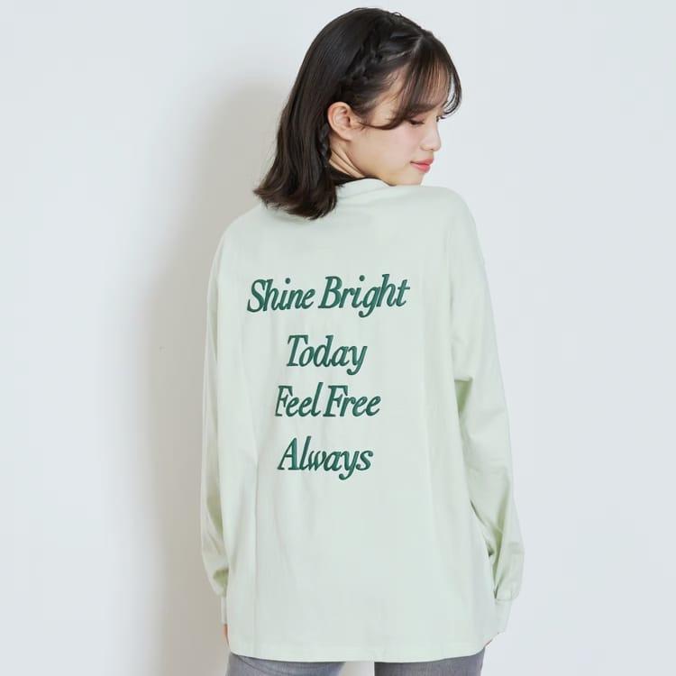 LOVETOXIC 長袖Tシャツ バックロゴ 綿100％ ラブトキシック ロゴ