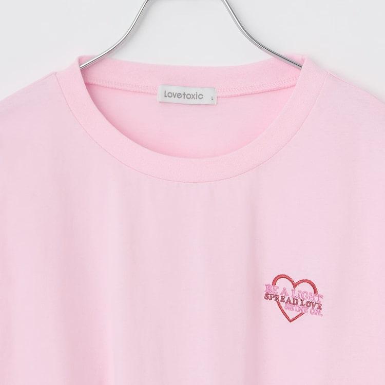 LOVETOXIC 長袖Tシャツ バックロゴ 綿100％ ラブトキシック ロゴ