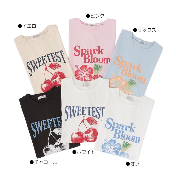 LOVETOXIC 送料込み 半袖Tシャツ アソートモチーフ ラブトキシック 綿
