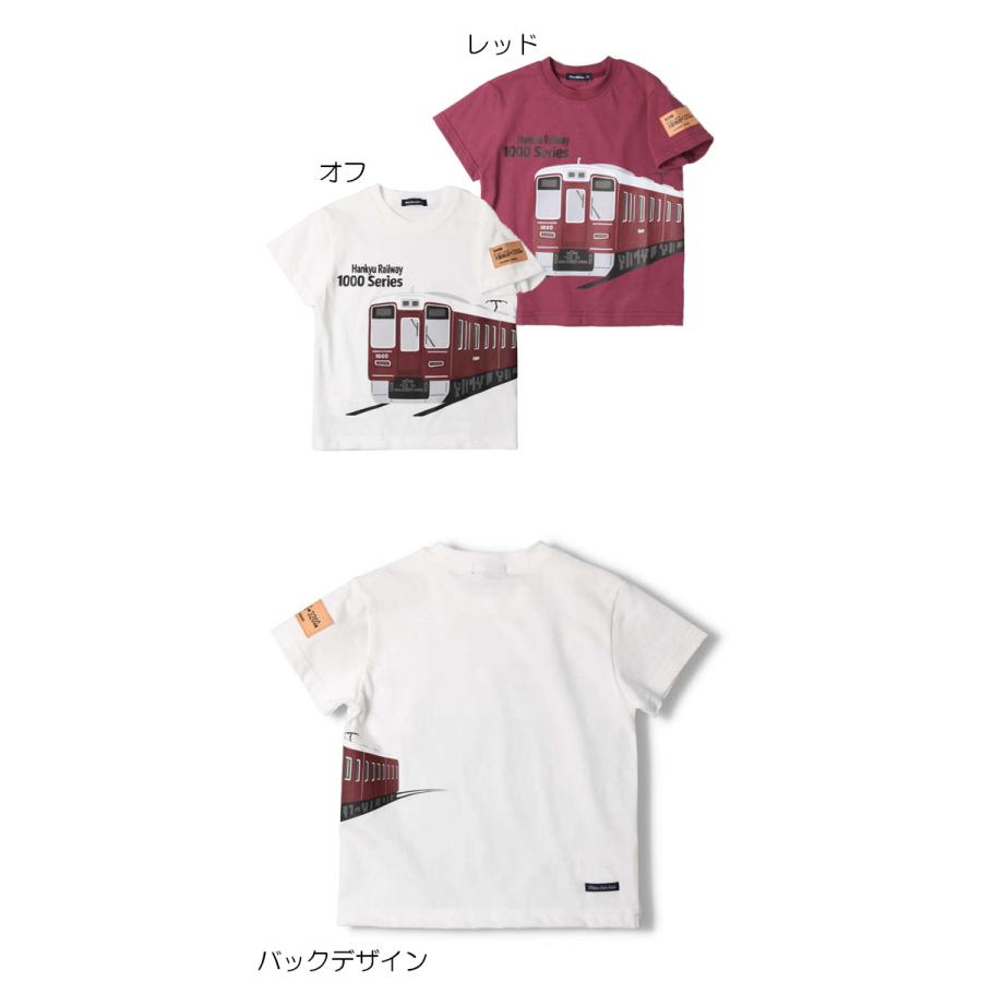 10％OFF ムージョンジョン 半袖Tシャツ 阪急電車 男の子 女の子 24夏 日本製 BIGプリント レッド オフホワイト 90-130cm moujonjon K 新作 2402 49｜kidstantan｜05