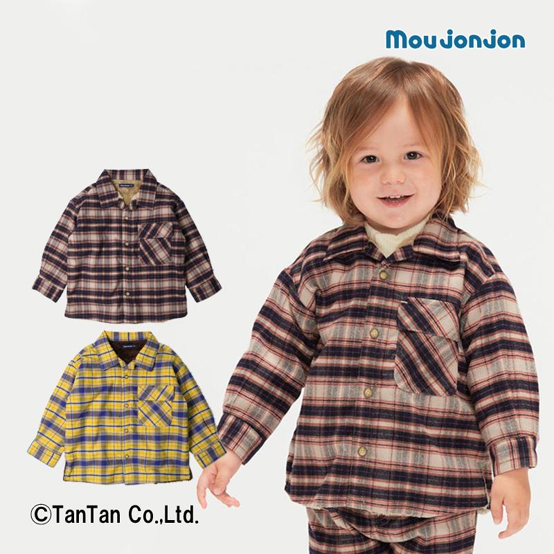 moujonjon（ムージョンジョン） 10％OFFセール チェックシャツ 男の子 