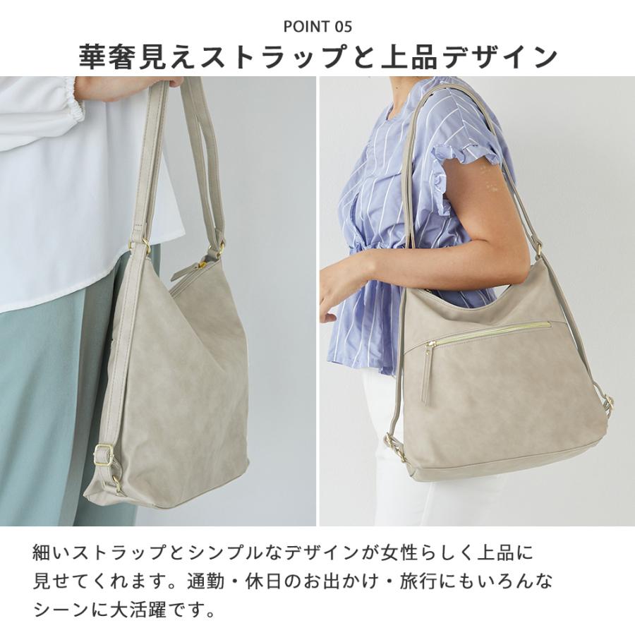 DOT & STRIPE 2wayリュック 肩掛けバッグ マザーズバッグ ママ