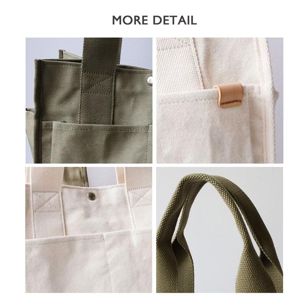 ベージュ トートバッグ 仕切りあり kidstantan_mon-ds-17922