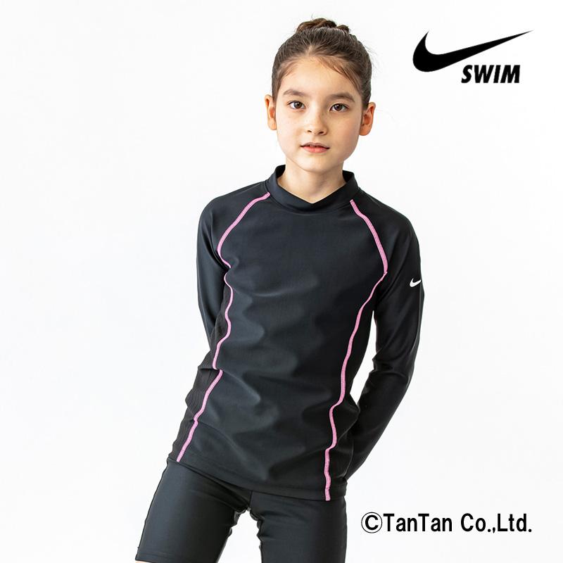 NIKE SWIM ナイキスイム ラッシュガード 長袖 女児 女の子 120 130 140