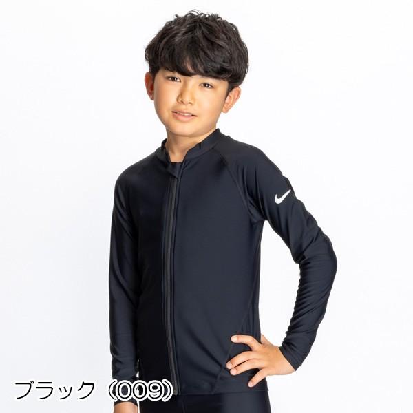 NIKE SWIM ナイキスイム ジップ長袖ラッシュガード 男女兼用 男の子 女の子 キッズ ジュニア 120-170cm K 2502 59 |  | 01
