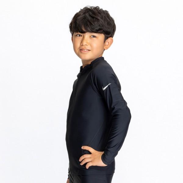 NIKE SWIM ナイキスイム ジップ長袖ラッシュガード 男女兼用 男の子 女の子 キッズ ジュニア 120-170cm K 2502 59 |  | 02