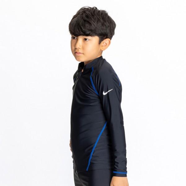 NIKE SWIM ナイキスイム ジップ長袖ラッシュガード 男女兼用 男の子 女の子 キッズ ジュニア 120-170cm K 2502 59 |  | 05