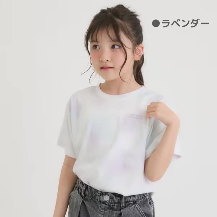 PINK-latte（ピンクラテ） ラテ タイダイ柄くまちゃんTシャツ 接触冷感