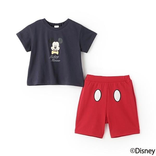 petit main 10％OFFセール 半袖パジャマ ミッキーパジャマ Disney 
