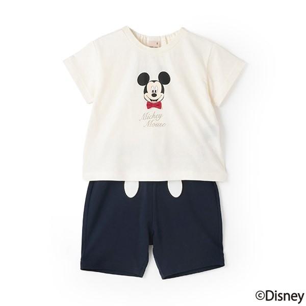 petit main 10％OFFセール 半袖パジャマ ミッキーパジャマ Disney 
