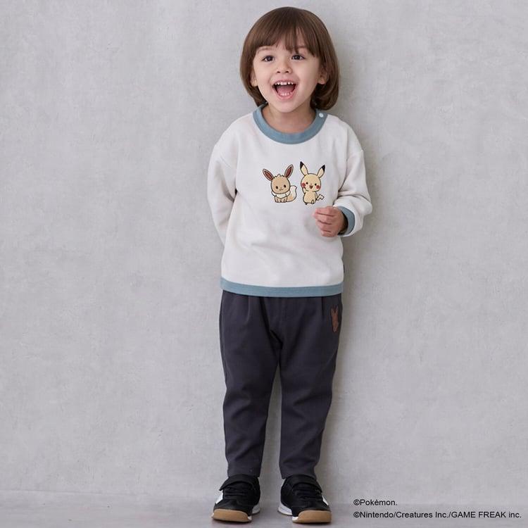 petit main 10％OFFセールモンポケ ポケット刺繍パンツ プティマイン