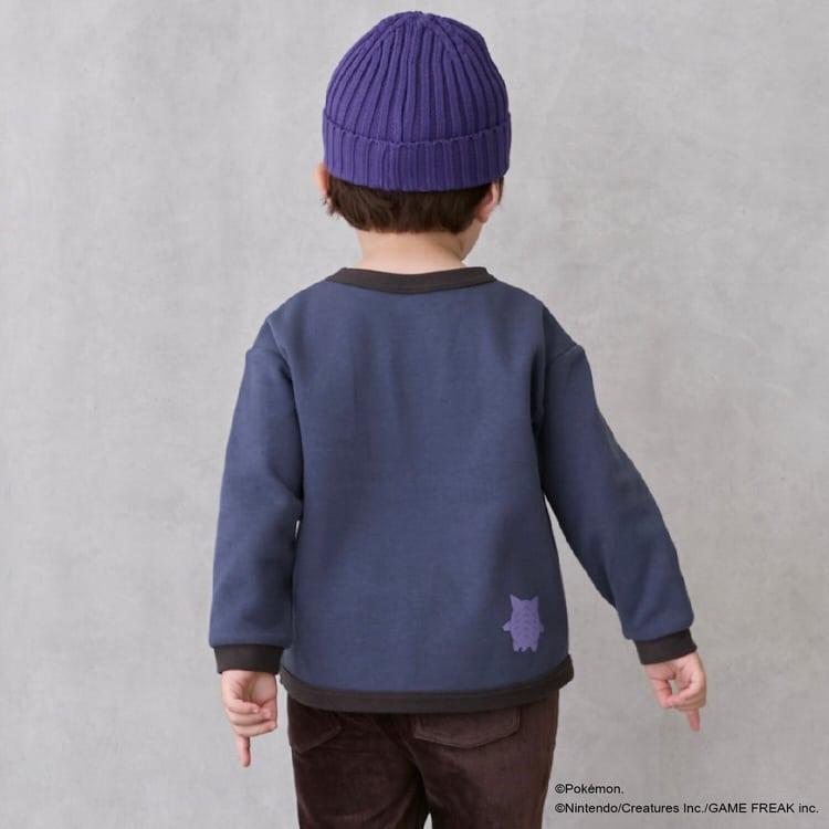 petit main モンポケ 接結アップリケ長袖T プティマイン 男の子 女の子