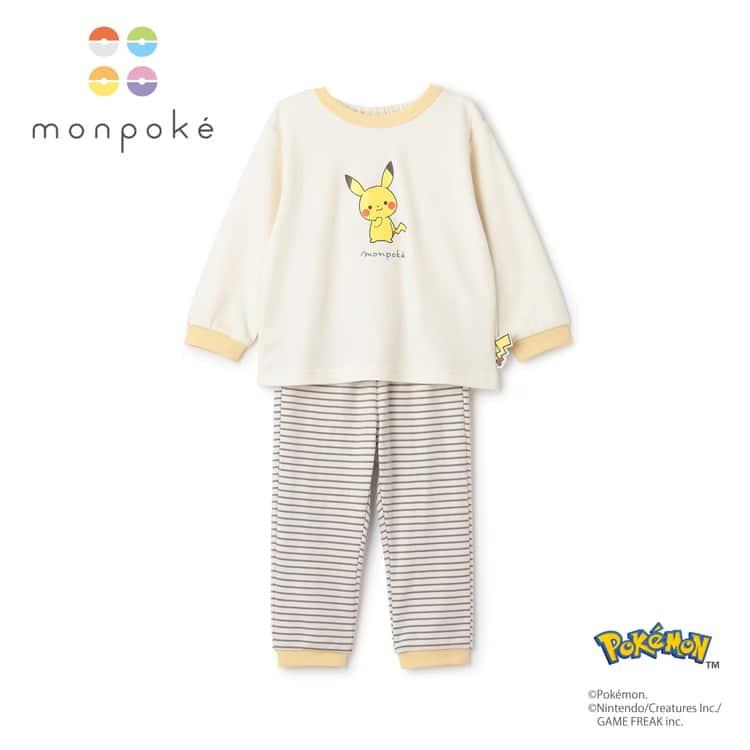 ペ*ー様 ポケモンパジャマ　160cm petit main モンポケ スムースパジャマ プティマイン ピカチュウ