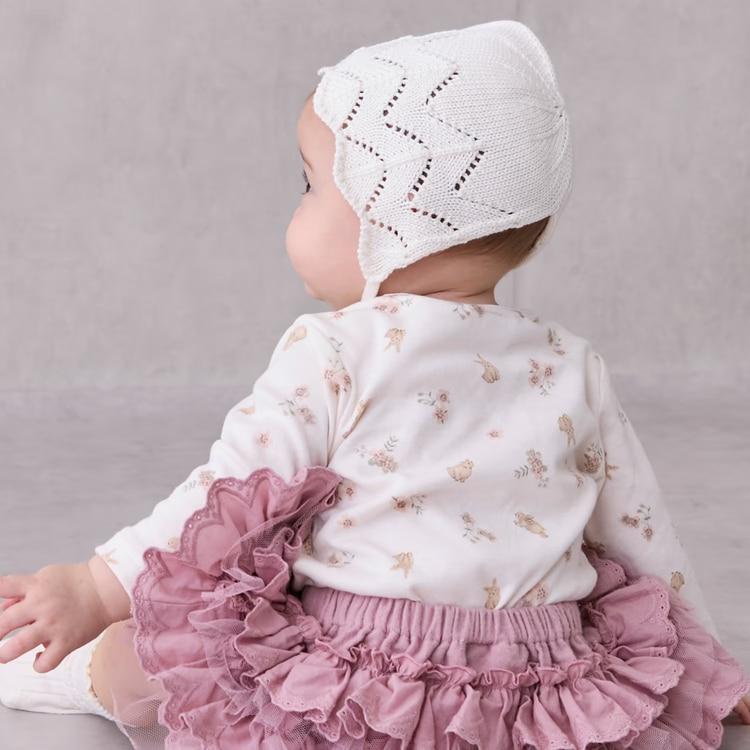 petit main 30％OFFセール長袖ロンパース ワンポイント 総柄 プチプラ