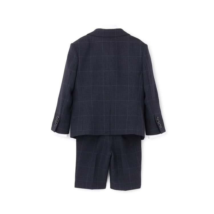 petit main フォーマル5点セット【紺チェック】120 楽天市場】プティマイン(petit main)フォーマル5点セット【紺チェック