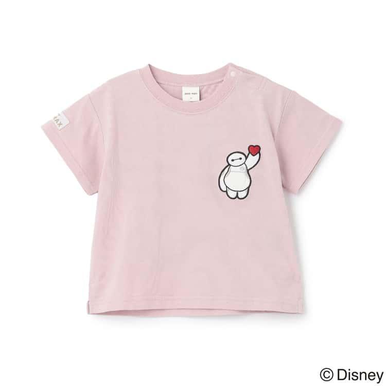 petit main ベイマックス カーズ アップリケ柄 半袖Tシャツ 接触冷感