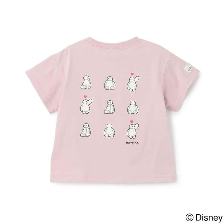 petit main ベイマックス カーズ アップリケ柄 半袖Tシャツ 接触冷感