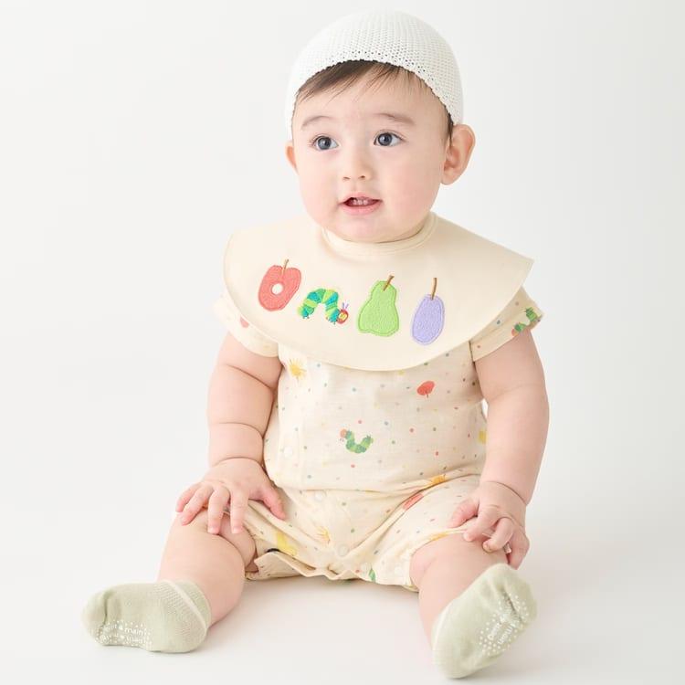petit main はらぺこあおむし スタイ よだれかけ 防水 ベビー 男の子