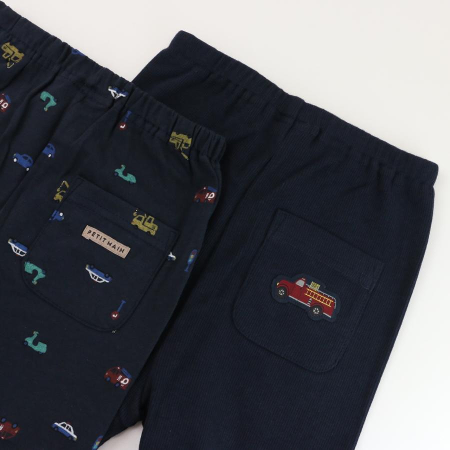早割10％OFF ロングパンツ レギンス 男の子 10分丈 プティマイン 80-130cm ベビー キッズ 子供服 petit main K 新作 2603 74 | petit main | 19