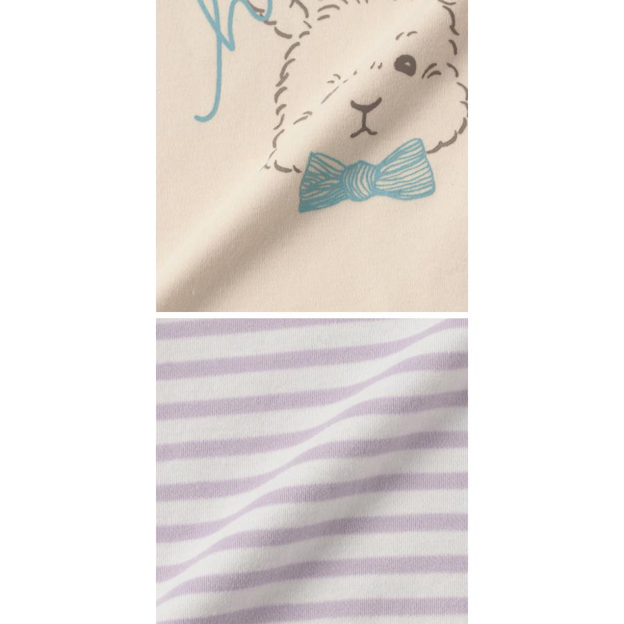 petit main プティマイン トップスセット プティプラセット Tシャツ 長袖 女の子 ベビー キッズ 80 90 100 110 120 130 プチプラ 2Pセット 秋 冬 K 新作 2203 C|kidstantan|06