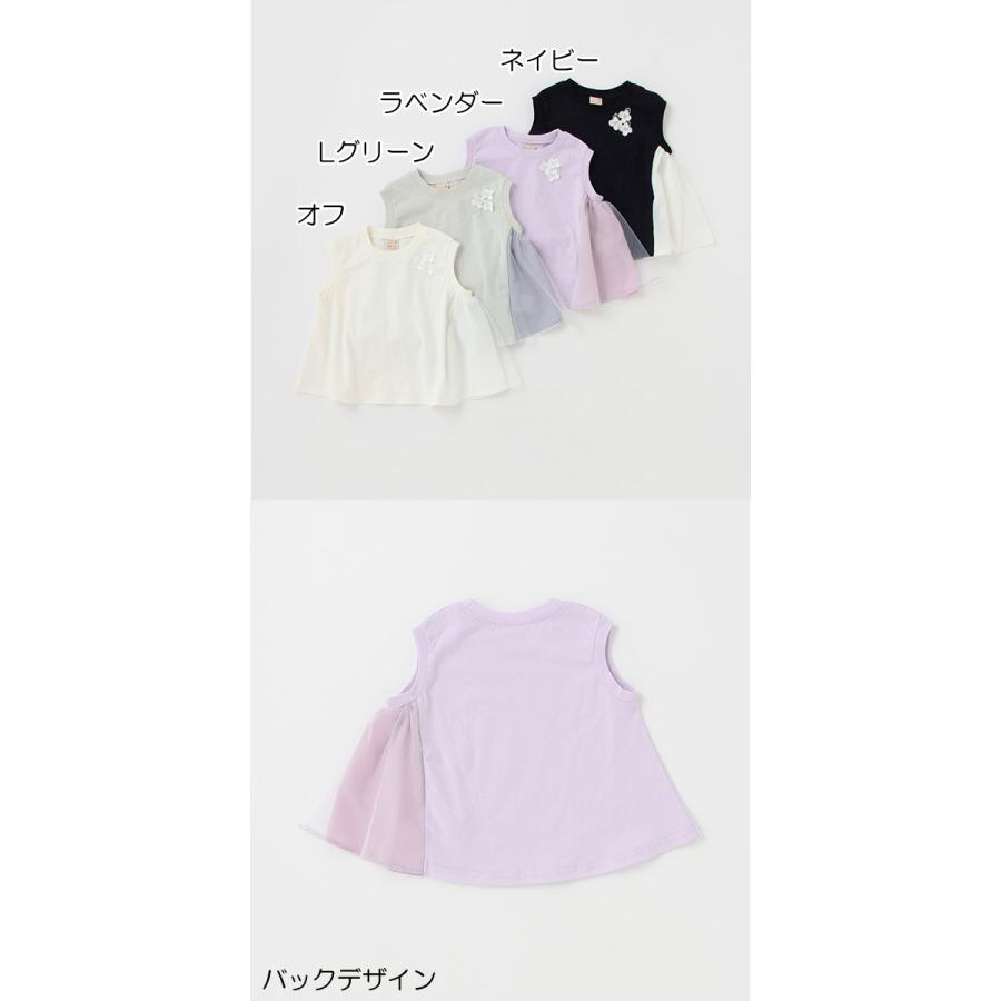 40％OFFセール Tシャツ ノースリーブ petit main プティマイン 女の子 