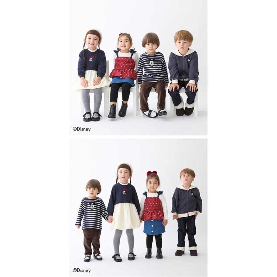 petit main 20％OFFセール 長袖Tシャツ プティマイン ビスチェ