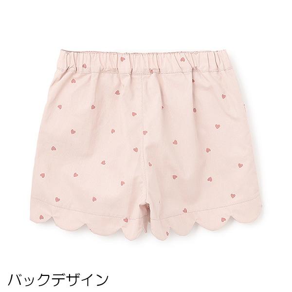 petit main 10％OFFセール プティマイン スカラップショートパンツ