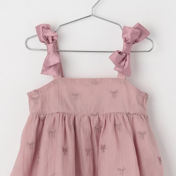 petit main 30％OFFセールりぼんワンピース＋インナーセット