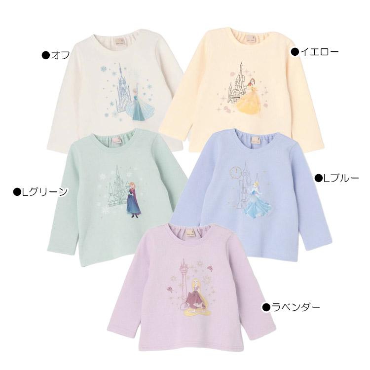 petit main 10％OFFセールDisney 刺繍グラフィック 長袖Tシャツ