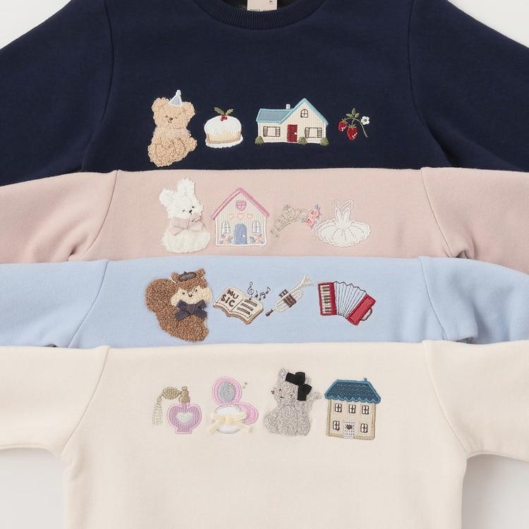 petit main 30％OFFセールフワのびっと アソートアップリケトレーナー