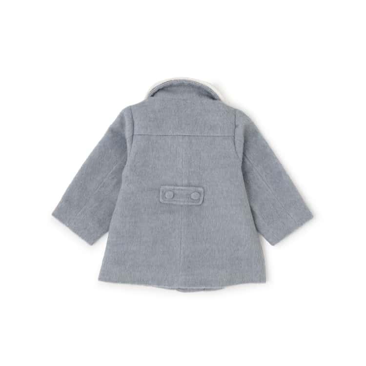 petit main 10％OFFセールファー衿ハートポケットコート プティマイン