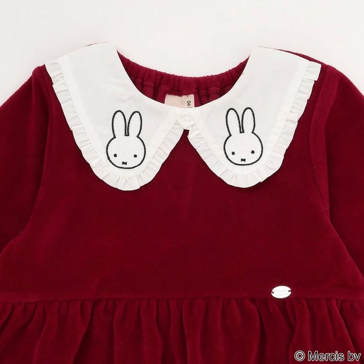 petit main 30％OFFセールmiffy ミッフィー 衿ティアード 長袖