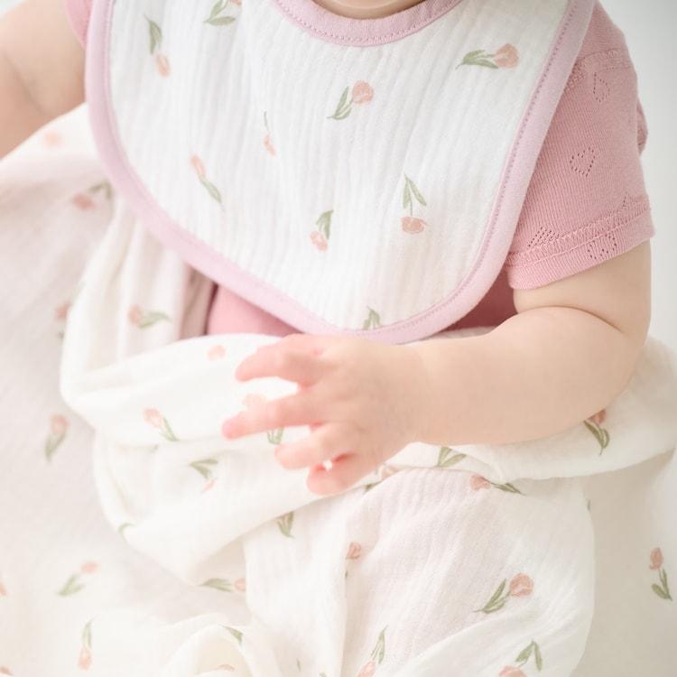 petit main ガーゼスタイ 2枚セット プティマイン 男の子 女の子