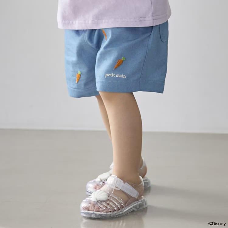 petit main ズートピア 刺しゅうハーフパンツ 男の子 女の子 キッズ