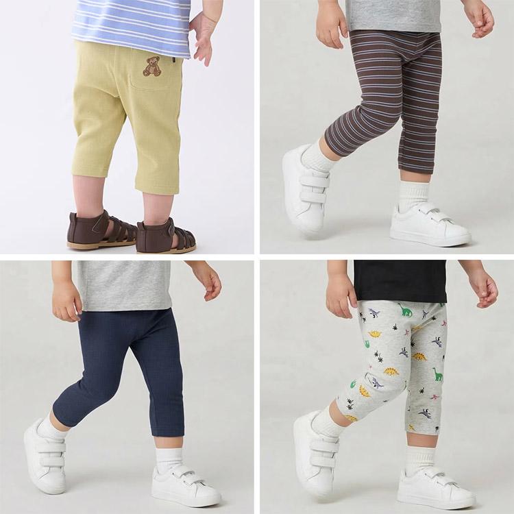 30％OFFセール レギンス2枚セット 男の子 7分丈 2P プティマイン 80-130cm 男の子 ベビー キッズ 子供服 9562102 petit main K 新作 2602 70 爆買 | petit main | 10