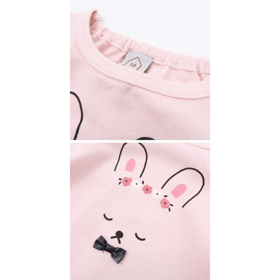 2点以上購入で10%OFF対象商品 トレーナー 長袖 女の子 ベビー キッズ 子供服 80 90 95 100 トップス かわいい 秋 冬 長袖トレーナー K 新作 2203 C|kidstantan|02