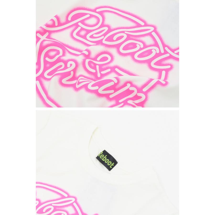 20％OFFセール半袖Tシャツ ネオンロゴ柄 男の子 キッズ 子供服 Reboot 
