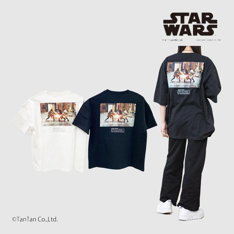 スター・ウォーズ エピソード1 半袖Tシャツ メンズ ファントム・メナス