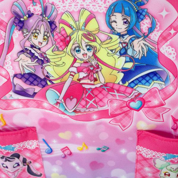 BANDAI 送料無料 キミとアイドルプリキュア エプロン 110cm 約44 BANDAI 送料無料 キミとアイドルプリキュア エプロン 110cm 約44