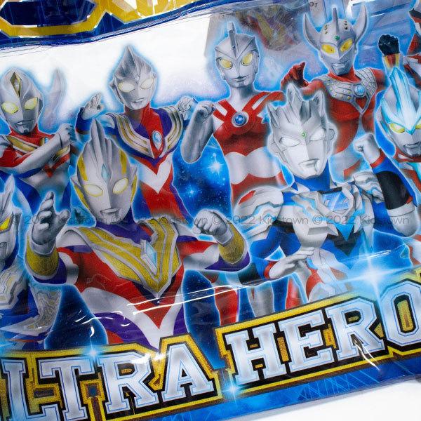 送料無料 ウルトラヒーローズ 超ポイントバック祭 ビーチバッグ 約h260 W340 D1mm マチあり プールバッグ トートバッグ ウルトラマントリガー