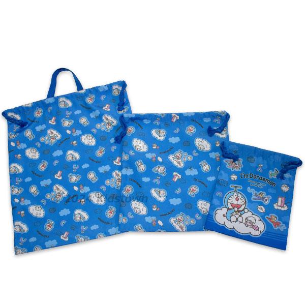 ドラえもん 巾着 S 約H210×W180mm 給食袋 きんちゃく 袋 小物入れ I'm