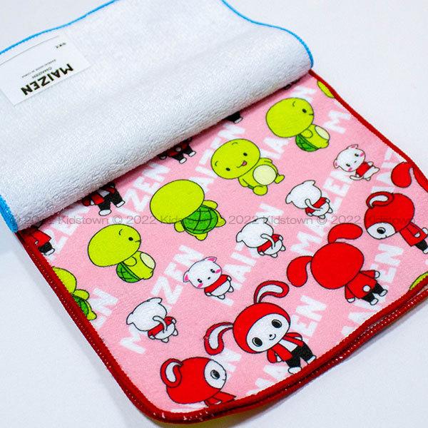 まいぜんシスターズ ミニタオル3枚組 870641 青 ピンク 黄色 約16×16cm