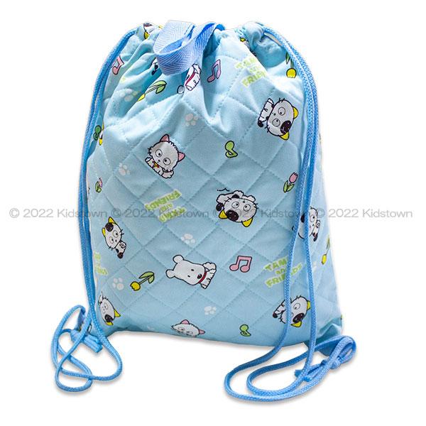 送料無料 タマ＆フレンズ キルトバッグ3点セット サックス 日本製